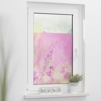 LICHTBLICK Fensterfolie Blumen violett B/L: ca. 50x50 cm von LICHTBLICK