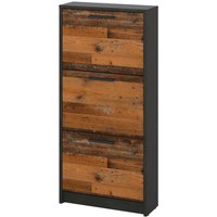 Schuhkipper Vinon grau dunkel Old Wood Nachbildung B/H/T: ca. 52x111x18 cm Schuhkipper Vinon grau dunkel Old Wood Nachbildung B/H/T: ca. 52x111x18 cm von XXXL