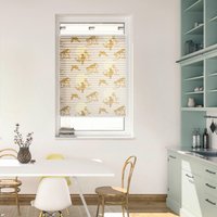 Spannplissee Moon Birds beige B/L: ca. 100x130 cm von LICHTBLICK