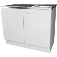Spülenschrank Top weiß matt B/H/T: ca. 100x85x60 cm von Menke