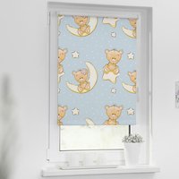 Verdunkelungsrollo Bärchen blau B/L: ca. 60x150 cm Verdunkelungsrollo Bärchen blau B/L: ca. 60x150 cm von LICHTBLICK