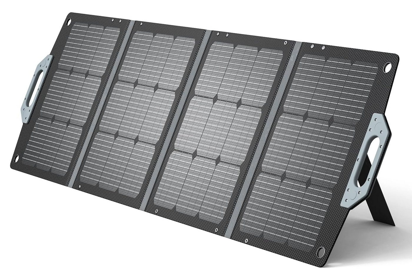 Nicesolar Solarmodul 120W Solar Panel - Tragbar Solarpanels Faltbar Solarmodul PV Modul, 120,00 W, monokristalline Solarzellen, (Inklusive Laderegler und Zubehör, IP67 Wasserdichtigkeit, ETFE langlebiges Solarmodul), Höchste Effizienz und Tragbarkeit für grenzenlose Energie von Nicesolar