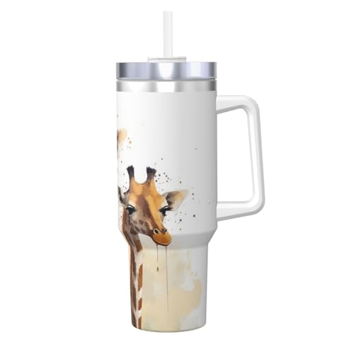 POCUK Giraffe Ice Bully mit Griff, wiederverwendbar, isoliert, für kalte und heiße Getränke, 1,2 l POCUK Giraffe Ice Bully mit Griff, wiederverwendbar, isoliert, für kalte und heiße Getränke, 1,2 l von POCUK