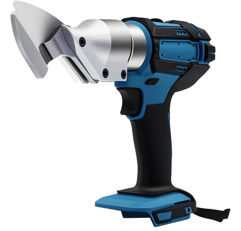 PODOFO Akku-Blechschere Akku-Metallschere Akku-Elektroschere 800W, Geeignet zum Schneiden von Blechen, Stahlgittern und Teppichen von PODOFO