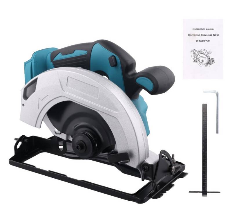 PODOFO Akku-Handkreissäge 7" 1000 W Akku-Kreissäge Elektrische Kreissäge, 5000 U/min 45-Grad-Gehrungskapazität ohne Akku und Ladegerät PODOFO Akku-Handkreissäge 7" 1000 W Akku-Kreissäge Elektrische Kreissäge, 5000 U/min 45-Grad-Gehrungskapazität ohne Akku und Ladegerät von PODOFO