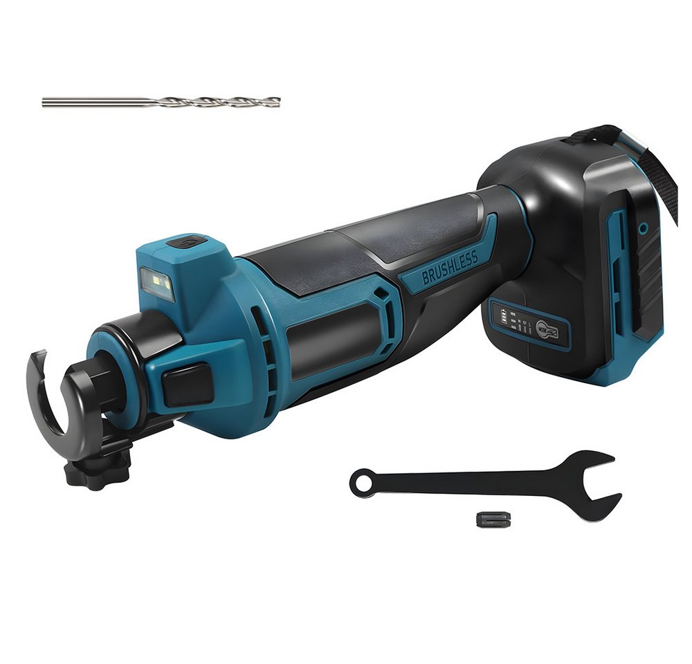 PODOFO Akku-Multifunktionswerkzeug Bürstenloses Schneidwerkzeug für Gipskartonplatten, 30.000 U/min, ohne Akku und Ladegerät von PODOFO