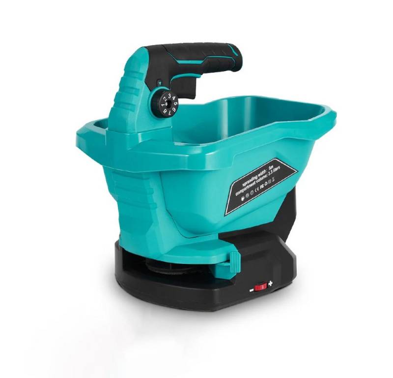 PODOFO Anzuchtdeckel Dünger- und Saatgutstreuer Saatgut Sämaschine Garten Aussaat (1 St), Ohne Akkuund Ladegerät, 8 Sprühvolumen-Einstellungen von PODOFO