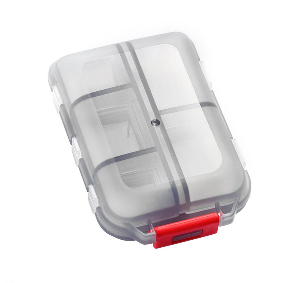 PODOFO Aufbewahrungsbox Doppelter transparenter Mini-Organizer mit 10 Fächern, 10 Fächer, transparent grau PODOFO Aufbewahrungsbox Doppelter transparenter Mini-Organizer mit 10 Fächern, 10 Fächer, transparent grau von PODOFO