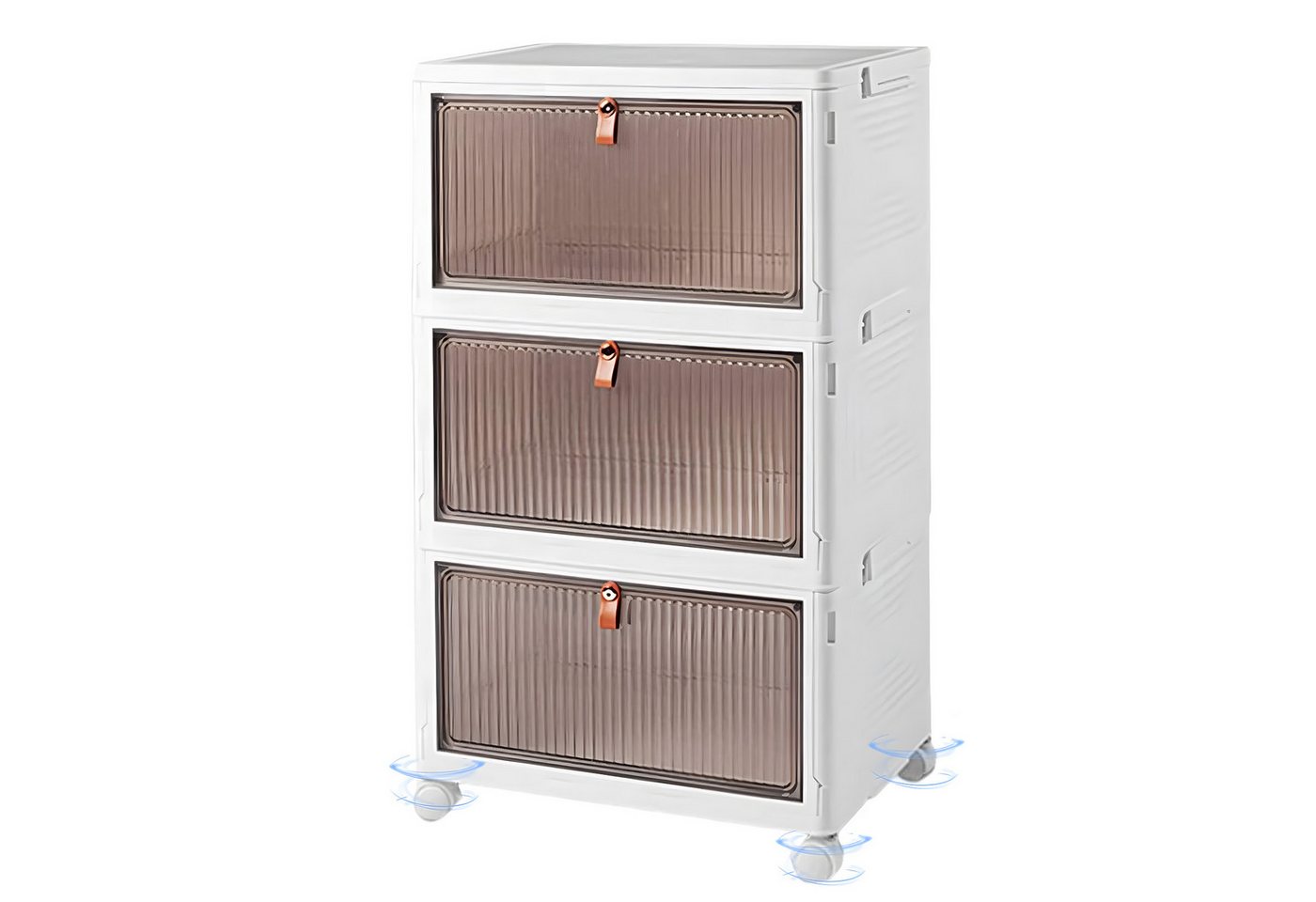 PODOFO Aufbewahrungsbox Faltbare Aufbewahrungsbox mit Deckel, Stapelbare, für Büro, Küche (1 St) von PODOFO