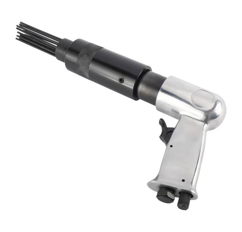 PODOFO Druckluft-Nagler Druckluft-Nagler Entrostungsmaschine Druckluft Nadelentroster, 4-tlg., Mit Ersatzköpfen von PODOFO