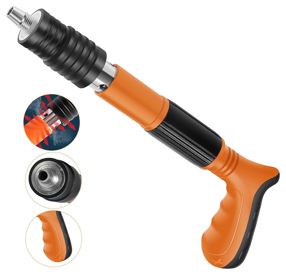 PODOFO Druckluft-Nagler Pneumatisches Nagelpistolen-Set Enthält 100 Nägel mit 5 Gängen, 100-tlg. von PODOFO