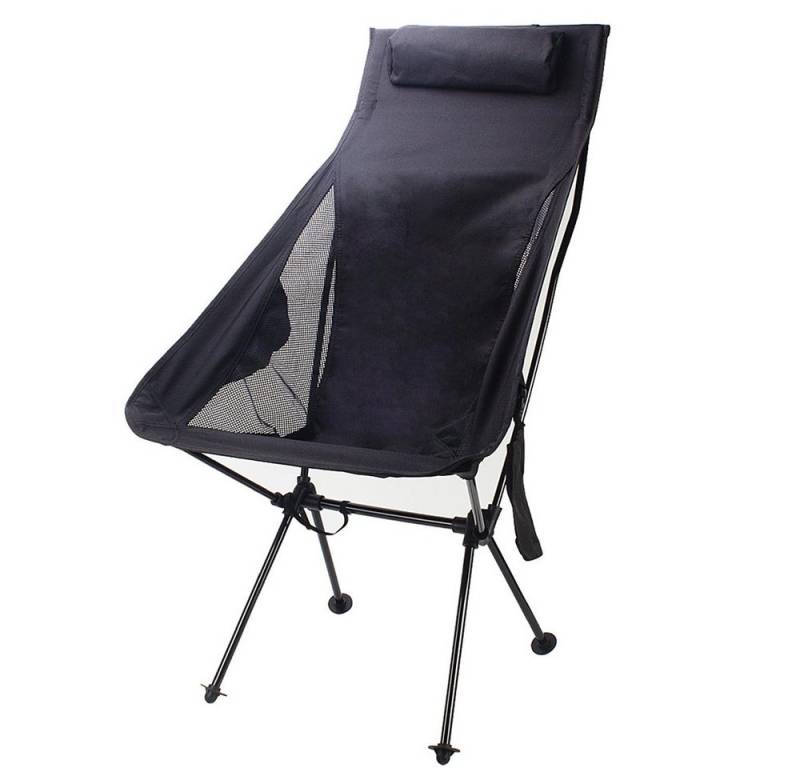 PODOFO Faltstuhl Outdoor-Camping-Klappstuhl Tragbarer Campingstuhl, Konstruktion aus Aluminiumlegierung von PODOFO