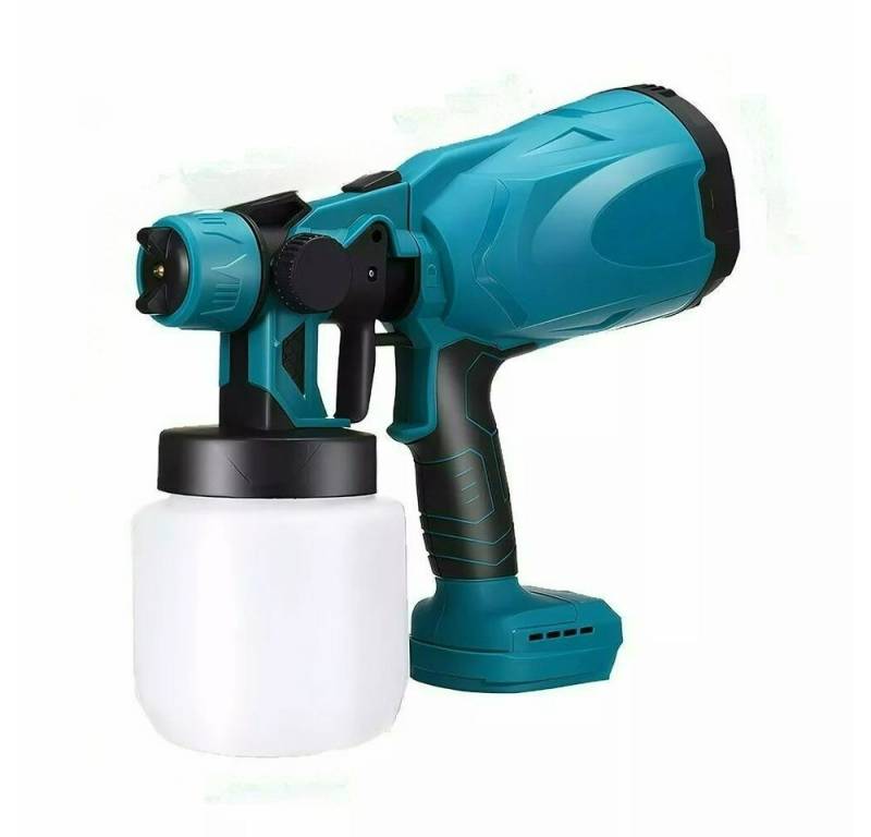 PODOFO Farbsprühpistole Elektrische Airless-Spritzpistole HVLP-Spritzpistole, 800 ml, 42.000 U/min, 650ml/min, 3 Sprühmodi von PODOFO