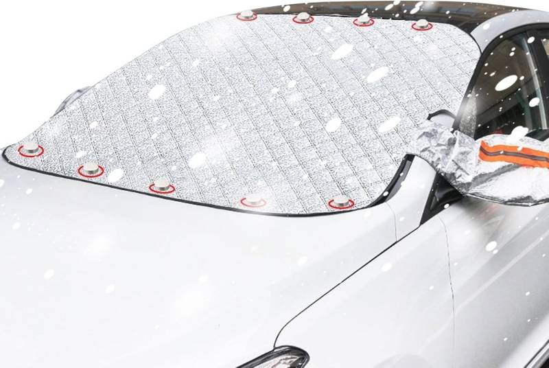 PODOFO Frontscheibenabdeckung Frontscheibenabdeckung Auto Faltbare mit Magnet Fixierung 157x126 cm, Sonnenschutz und Wärmeisolierung PODOFO Frontscheibenabdeckung Frontscheibenabdeckung Auto Faltbare mit Magnet Fixierung 157x126 cm, Sonnenschutz und Wärmeisolierung von PODOFO
