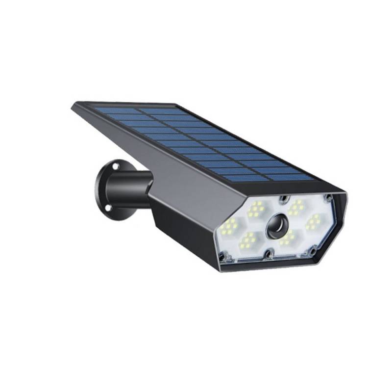 PODOFO LED Solarleuchte Solarlampen für Außen mit Bewegungsmelder, 46 LED Solar Strahler, Tageslichtweiß von PODOFO