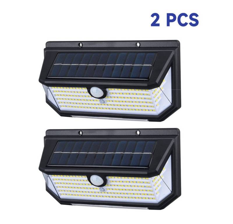 PODOFO LED Solarleuchte Solarleuchten für draußen 218 LED 270 Weitwinkel, 3 Modi, LED-Bewegungssensor von PODOFO