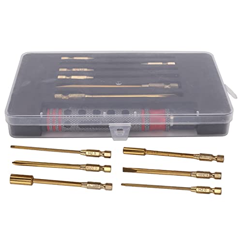 12 in 1 Schraubendreher Set für RC Reparaturwerkzeuge – Abnehmbare Köpfe mit rotem Griff für Drohnen und Modellautos 12 in 1 Schraubendreher Set für RC Reparaturwerkzeuge – Abnehmbare Köpfe mit rotem Griff für Drohnen und Modellautos von PODSJD