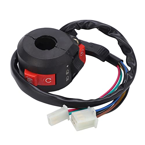 7 Draht 22mm Linke Seite Lenkstange Start Lichtschalter Choke Hebel für Quad Bike ATV von PODSJD