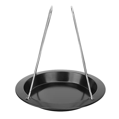 Bratpfanne Edelstahl Pfanne Antihaftbeschichtet, Abnehmbar leicht zu reinigen, Rostfrei langlebig, Ideal zum Braten & Backen, Haushalt & Küche, 28 cm Silber von PODSJD