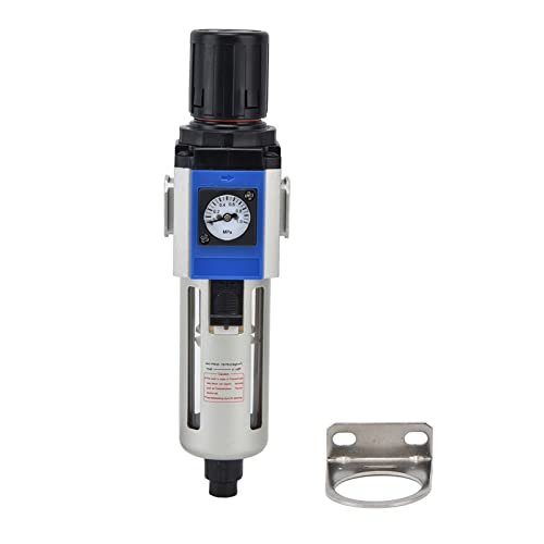 Druckluftregler Wasser Ölabscheider, Kompressor Filter mit Manometer, 5μm 40μm Filterprecision - Stabile Druckkontrolle, Vielseitige Entwässerungsmöglichkeiten, Für Atemluft und (Typ 1) von PODSJD