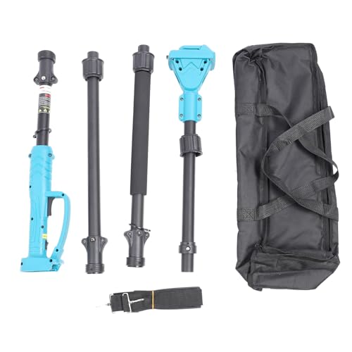 Electric Pruning Extension Pole, Teleskopverlängerung 2m, Aluminium, 4 Segmente, Drehbarer Kopf 180° - Leicht & Stabil, Kompatibel mit BL18 Akkus, Für sicheres Hoch - und von PODSJD