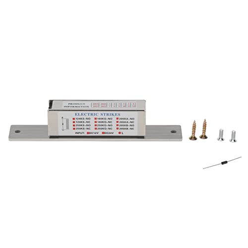 Elektrisches Schloss für Türrahmen, Zinklegierung aus rostfreiem Stahl, 44 mm breites Mund - verdeckter Installation, Anti - Diebstahl langlebig, ideal für Büros und Gemeinden von PODSJD
