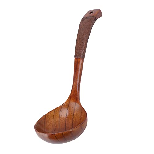 Kochlöffel - Holzküchenutensil, langer Griff für leicht rührende, eco - freundliches haltbares Material, Mehrnutzung für Tee -Kaffeesalat und Kochen, glänzendes glattes Finish (type 1) von PODSJD