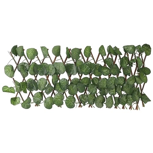 Künstliche Heckzauntafel - langlebiger Weidenholz -Holz -Topiary, blockierender Datenschutzbildschirm, erweiterbare Größe für den Gebrauch im Innenbereich, 200x28 cm vollständig (type 3) von PODSJD