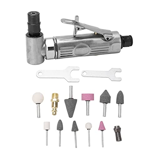 Mini Druckluft Stabschleifer 90 Grad Luftschleifer Set, 0.3HP, 20000RPM - Leistungsstarker Winkel - Schleifer mit Sicherheits - Schalter, ideal für präzises Schleifen und Gravier Mini Druckluft Stabschleifer 90 Grad Luftschleifer Set, 0.3HP, 20000RPM - Leistungsstarker Winkel - Schleifer mit Sicherheits - Schalter, ideal für präzises Schleifen und Gravier von PODSJD