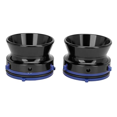 NAB Hub Adapter 10 Zoll Polierter Aluminiumgriff Stabile Konstruktion Für Revox Akai Teac Tonbandgeräte (Schwarz) von PODSJD