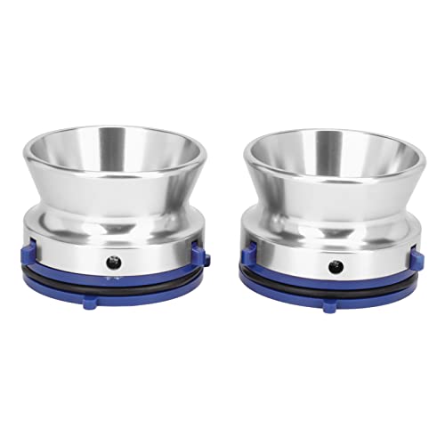 NAB Hub Adapter 10 Zoll Polierter Aluminiumgriff Stabile Konstruktion Für Revox Akai Teac Tonbandgeräte (Silber) von PODSJD