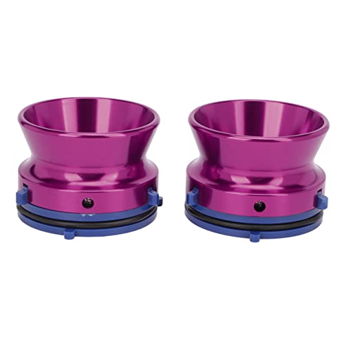 NAB Hub Adapter 10 Zoll Polierter Aluminiumgriff Stabile Konstruktion Für Revox Akai Teac Tonbandgeräte (Violett) von PODSJD