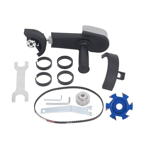 Nut Schleifer Flansch Set, Verbindungsstangen - Verstellbarer Hand-Winkelschleifer Adapter, Nylon Schleifscheibe für Bohrmaschine, & Nutmaschine von PODSJD