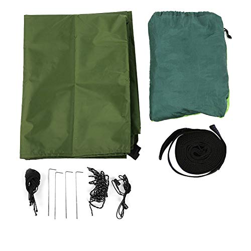 Outdoor Hängematte Mit Moskitonetz Und Regenschutz, Tragbar 290x140cm, 200kg Belastbar - Wetterfestes Design, Doppelter Reißverschluss, Ideal Für Camping Garten Und Reise von PODSJD