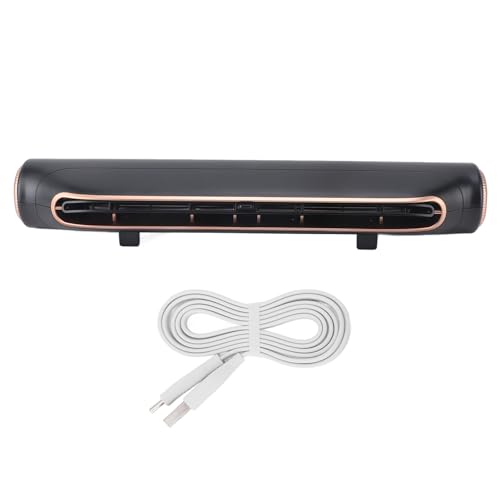 PODSJD Clip On Computer Fan mit 3 Windgeschwindigkeiten – USB Monitor Kühlventilator für Bürogebrauch, Schwarz PODSJD Clip On Computer Fan mit 3 Windgeschwindigkeiten – USB Monitor Kühlventilator für Bürogebrauch, Schwarz von PODSJD