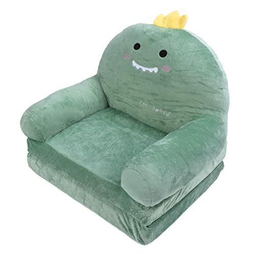 PODSJD Faltbares Kindersofa, weiches Plüschmaterial, Reißverschlussdesign - Bequeme Sitzgelegenheiten und Schlafen, einfach zu Falten und zu reinigen, ideal für Kinderzimmer und (Type 1) von PODSJD
