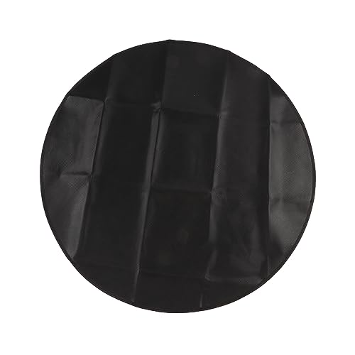 PODSJD Feuerschutz Grillmatte - Grillunterlage, Feuerschutzmatte, BBQ Matte, beständig bis 550℃, klappbar & wasserfest, leicht zu reinigen, Outdoor & Kamin, Ø 91cm rund von PODSJD