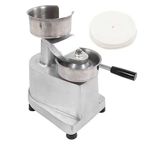 PODSJD Hamburger Patty Maker, Aluminium Edelstahl, manuelles Burgerpresse - Zeitsparende Einfachgebrauch, konsistente Größe, langlebiges Design für die Küche zu Hause Küche (Type 1) von PODSJD