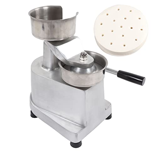 PODSJD Hamburger Patty Maker, Aluminium Edelstahl, manuelles Burgerpresse - Zeitsparende Einfachgebrauch, konsistente Größe, langlebiges Design für die Küche zu Hause Küche (Type 2) von PODSJD