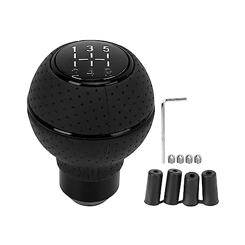 PODSJD Schaltknauf 5 Gang M8 M10 M11 M12 Universeller Aluminium Schaltknopf für Auto Manuelles Getriebe Schwarz PODSJD Schaltknauf 5 Gang M8 M10 M11 M12 Universeller Aluminium Schaltknopf für Auto Manuelles Getriebe Schwarz von PODSJD