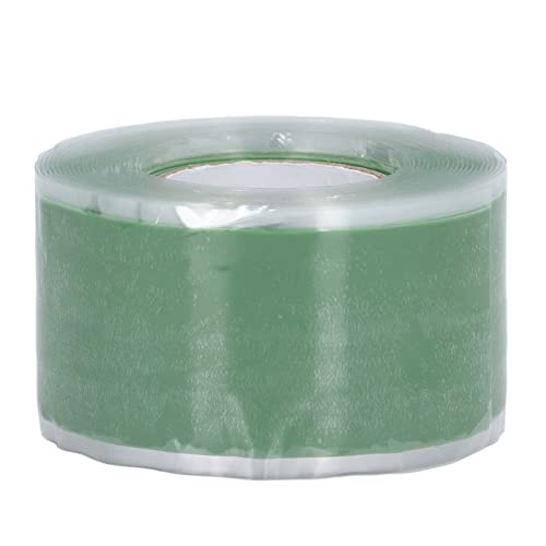 PODSJD Silikon Reparaturband, selbstklebend, dichtungsband, wasserdicht, weiß, beständig bis 260℃ - Hohe Zugfestigkeit bis 710PSI, für Wasserrohre & Schläuche, ideal für Reparatur & Abdichtung von PODSJD