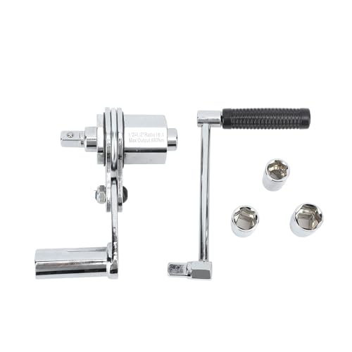 PODSJD Torque Multiplier Radmutternschlüssel Set, Hochkohlenstoffstahl 1:16 Übersetzung, 1/2 Zoll Antrieb - Hohe Drehmomentverstärkung, Langlebig & Stabil, Für Auto & Reifenmontage PODSJD Torque Multiplier Radmutternschlüssel Set, Hochkohlenstoffstahl 1:16 Übersetzung, 1/2 Zoll Antrieb - Hohe Drehmomentverstärkung, Langlebig & Stabil, Für Auto & Reifenmontage von PODSJD