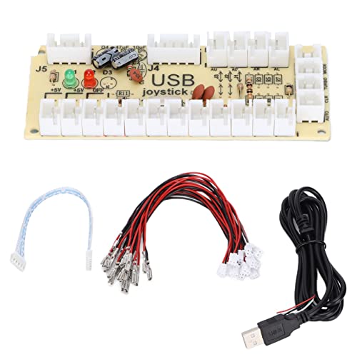 PODSJD USB Encoder für Spielcontroller - Null Verzögerung PC Encoder für schnelle DIY Spielekonsolen, kompatibel mit und PODSJD USB Encoder für Spielcontroller - Null Verzögerung PC Encoder für schnelle DIY Spielekonsolen, kompatibel mit und von PODSJD