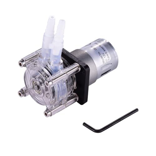 Peristaltische Pumpe DC 12V mit Silikonschlauch - Hohe Wasserstand Dosierpumpe Vakuumpumpe selbstansaugend für Labor Aquaristik Chemieanalyse Peristaltische Pumpe DC 12V mit Silikonschlauch - Hohe Wasserstand Dosierpumpe Vakuumpumpe selbstansaugend für Labor Aquaristik Chemieanalyse von PODSJD