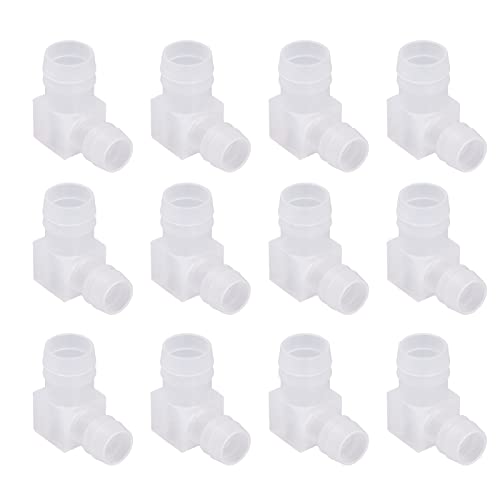 Plastikschlauch Barb Fitting - Haltbares PP -Material, & Verschleiß, starke chemische Stabilität für Wasserversorgung und Sanitär, 1/2 Zoll (type 2) von PODSJD