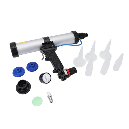Pneumatische Kesselpistole, Aluminiumlegierung, einstellbarer Druck, leichte - effiziente Kleberanwendung, präzise Kontrolle, ergonomisches Griff für die Reparatur zu Hause und (type 2) von PODSJD
