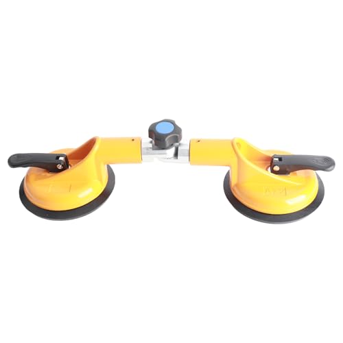 Saugnapf mit Aluminiumgriff verstellbar 90 bis 270 Grad 40kg Haltekraft langlebiger Gummisauger für Glasfliesen Spiegel Fliesenverlegung Saugnapf mit Aluminiumgriff verstellbar 90 bis 270 Grad 40kg Haltekraft langlebiger Gummisauger für Glasfliesen Spiegel Fliesenverlegung von PODSJD