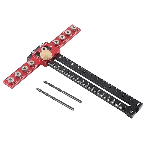 Schrankpunsch Locator, Aluminiumlegierung, verstellbare Knaufschrauben - genaue Positionierung, tragbares Design, einfacher Betrieb für Bauherren und Tischler Schrankpunsch Locator, Aluminiumlegierung, verstellbare Knaufschrauben - genaue Positionierung, tragbares Design, einfacher Betrieb für Bauherren und Tischler von PODSJD