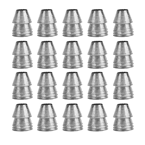 Sicherheits Rundgriffkeile 20 Stück Set aus Stahl für Hammer und Axt - Robuste und langlebige Wedges mit 13 mm Durchmesser für Tischler und Bauarbeiter von PODSJD