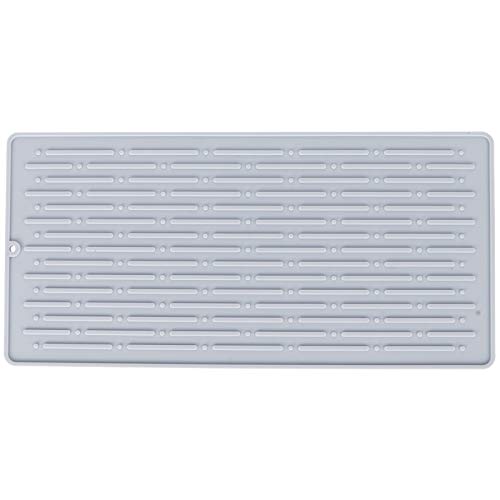 Silikon -Abflussmatte - Premiummaterial, Schnellflächenoberflächenstruktur, Multi -Verwendung -Trocknungs- und Wärme -Topf -Matte, weiches Roll -up -Design für Küche und (type 2) von PODSJD